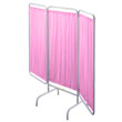 R&B Wire [PSS-VP] Replacement Vinyl Panel Patient Privacy Screens - 3 Pack - Pink