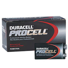 Duracell PROCELL [PC1604] Alkaline Batteries - 12 Pack - Size "9V"