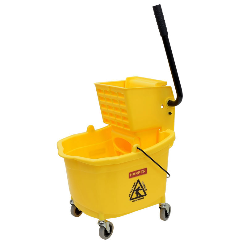 35 Qt. Harper Mop Bucket & Wringer - Unoclean