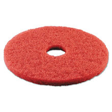 Premiere Pads Floor Machine Spray Buffing Pad - Red - (5) 18" Dia. Pads