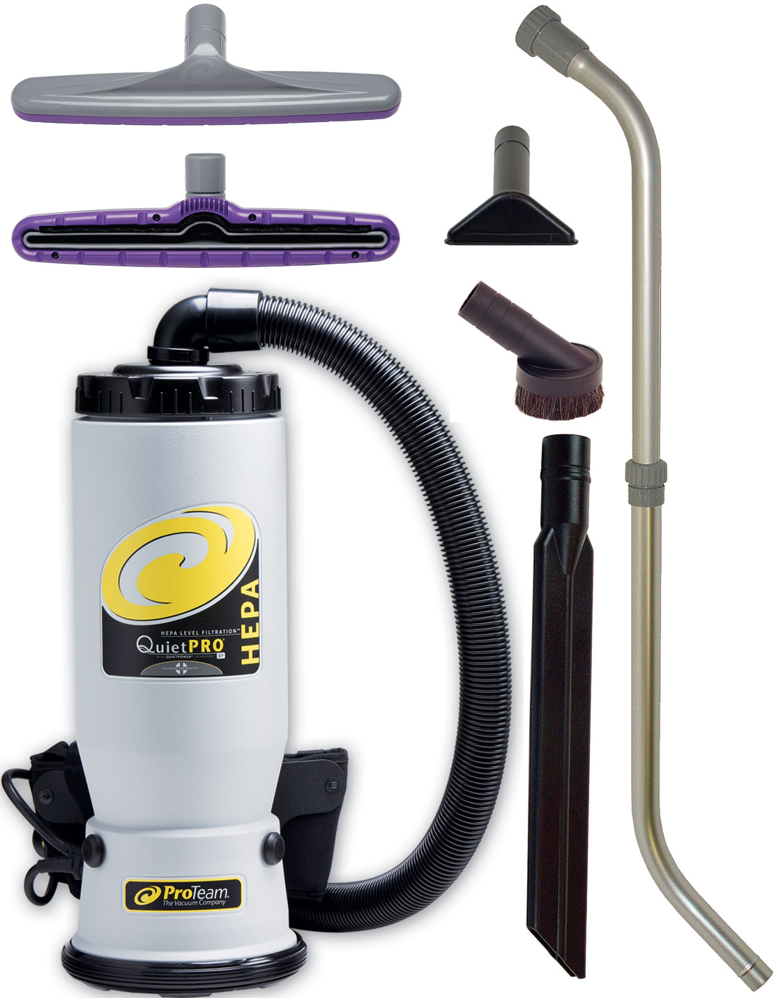 ProTeam QuietPro Backpack Vacuum Cleaner HEPA Jan