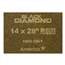 Black Diamond 1500 Grit Initial Polishing Floor Pad Yellow (2) - 14 x 28 in. AMCO-44231428