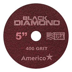 Black Diamond 400 Grit Heavy Duty Floor Pad Red (2) - 5 in. Dia. AMCO-442105