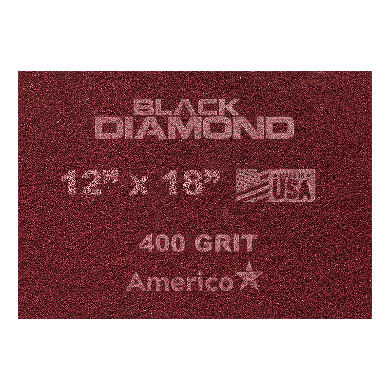 Black Diamond 400 Grit Heavy Duty Floor Pad Red (2) - 12 x 18 in. AMCO-44211218                                     