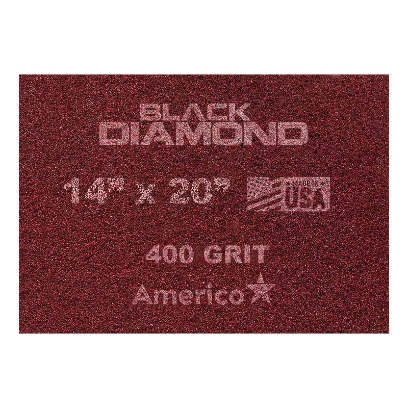 Black Diamond 400 Grit Heavy Duty Floor Pad Red (2) - 14 x 20 in. AMCO-44211420