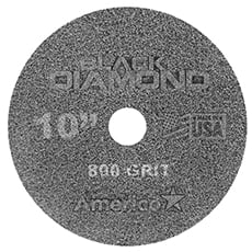 Black Diamond 800 Grit Deep Cleaning Floor Pad White (2) - 10 in. Dia. AMCO-442210