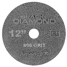 Black Diamond 800 Grit Deep Cleaning Floor Pad White (2) - 12 in. Dia. AMCO-442212