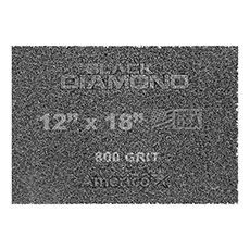 Black Diamond 800 Grit Deep Cleaning Floor Pad White (2) - 12 x 18 in. AMCO-44221218