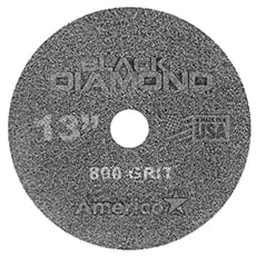 Black Diamond 800 Grit Deep Cleaning Floor Pad White (2) - 13 in. Dia. AMCO-442213