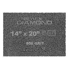 Black Diamond 800 Grit Deep Cleaning Floor Pad White (2) - 14 x 20 in. AMCO-44221420