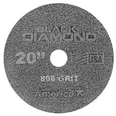 Black Diamond 800 Grit Deep Cleaning Floor Pad White (2) - 20 in. Dia. AMCO-442220