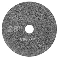 Black Diamond 800 Grit Deep Cleaning Floor Pad White (2) - 28 in. Dia. AMCO-442228