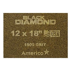 Black Diamond 1500 Grit Initial Polishing Floor Pad Yellow (2) - 12 x 18 in. AMCO-44231218