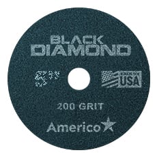 Black Diamond 200 Grit - Blue Restoration Pad - 5" UNO-443105