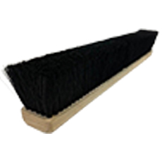 Black Tampico Floor Brush - 3" Trim - 36" BB-100236