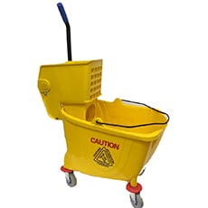 Mop Bucket & Wringer 35 Liter - Yellow 153035