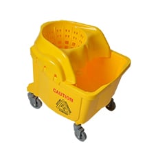 Institutional Mop Bucket & Wringer 35 Liter - Yellow BB-153735