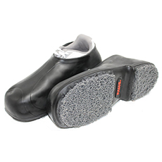 Gray Spaghetti-Loop Sole Rubber Stripping Overshoes PAWS-13150