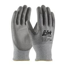 Industry Grade Seamless Knit PolyKor Blended Glove with Polyurethane Coated PIP-16-564