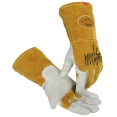 (6) Premium Goat Grain TIG/MIG Welder's Gloves with Split Cowhide Back PIP-1868