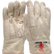 (12) Extra Heavy Weight Cotton Hotmill Glove with Felt Lining - Band Top PIP-1BC42128A