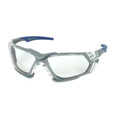 (12) Rimless Safety Glasses, Foam Padding, Anti-Scratch/FogLess 3Sixty Coating PIP-250-54-0520