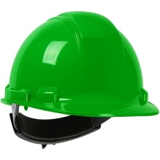 (12) Cap Style Hard Hat with HDPE Shell, 4-Point Textile Suspension PIP-280-HP241-06