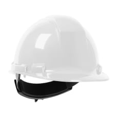 Cap Style Hard Hat, HDPE Shell, 4-Point Textile Suspension PIP-280-HP241R