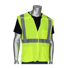 ANSI Type R Class 2 Three Pocket Mesh Breakaway Vest PIP-302-5PMV