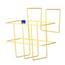 Rack'Em Over the Seat Binder Rack - Yellow RE-3006