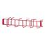 Rack'Em PVC Coated 26 in. 12-Hook Rack - Red RE-4042