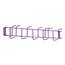 Rack'Em PVC Coated 26 in. 12-Hook Rack - Purple RE-4049