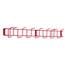 Rack'Em PVC Coated 36 in. 16-Hook Rack - Red RE-4052