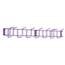 Rack'Em PVC Coated 36 in. 16-Hook Rack - Purple RE-4059