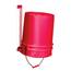 Rack'Em PVC Coated Bucket/Pail Drying Rack - Red RE-4122