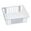 Rack'Em 12 W in. Universal Wire Basket - White RE-9178-W