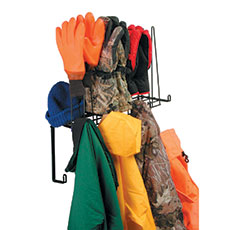 Rack'Em Holds 4 Pair Coat Glove and Hat Rack RE-2016