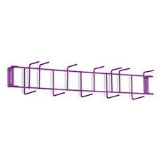 Rack'Em PVC Coated 26 in. 12-Hook Rack - Purple RE-4049