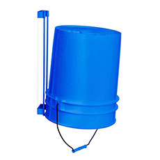 Rack'Em PVC Coated Bucket/Pail Drying Rack - Blue RE-4124