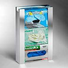 Rack'Em 3- Box Glove Box Dispenser Stainless Steel RE-4153-SS