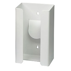 Rack'Em 1-Box Top Loading Plastic Glove Dispenser - White RE-5102-W