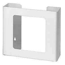 Rack'Em 2-Box Top Loading Plastic Box Glove Dispenser - White RE-5104-W