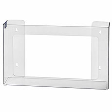 Rack'Em 3-Box Easy Access Plastic Box Glove Dispenser - Clear RE-5113