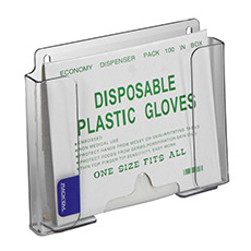 Rack'Em Poly Glove Dispenser Small - Clear RE-5161