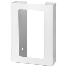 Rack'Em 3-Box Top Loading Plastic Box Glove Dispenser - White RCK-5106-W