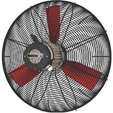 24 in. Stir Fan 2.4A Stainless Steel Wire Guard - 230V FXCIRC24-3230SS