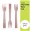 Foodstiks Compostable Wood Fork Premium Carton of 1,000 - Natural WDC-PBIFK165-CTN