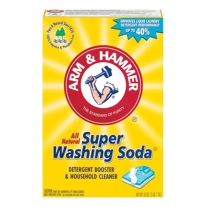 Super Washing Soda Laundry Booster - (12) 55 Oz Boxes