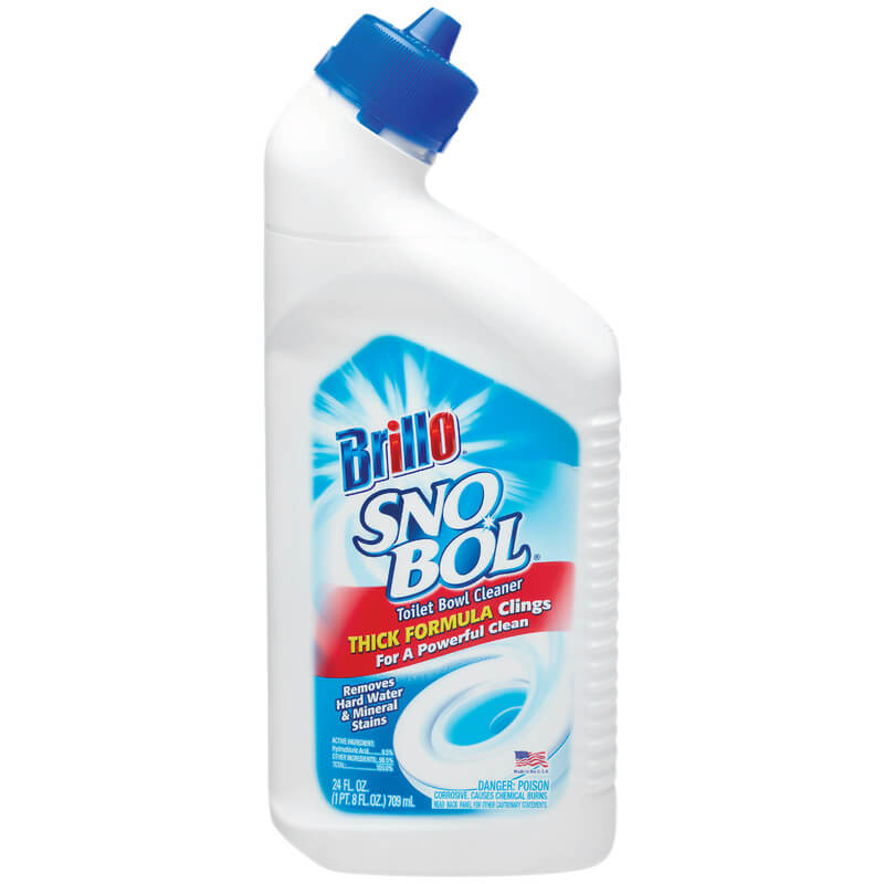 Brillo SnoBol Toilet Cleaner - (12) 24 Oz Liquid - UnoClean