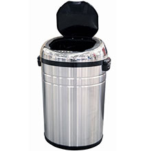 HLS Commercial 23 gal. Round Sensor Stainless Steel Trash Can Hls23Rc